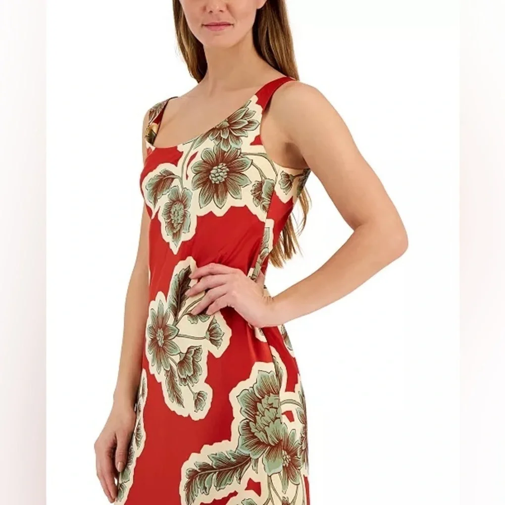 Anne Klein Women’s Scoop Neck Sleeveless Midi Dress- Size 8 - Picture 4 of 13